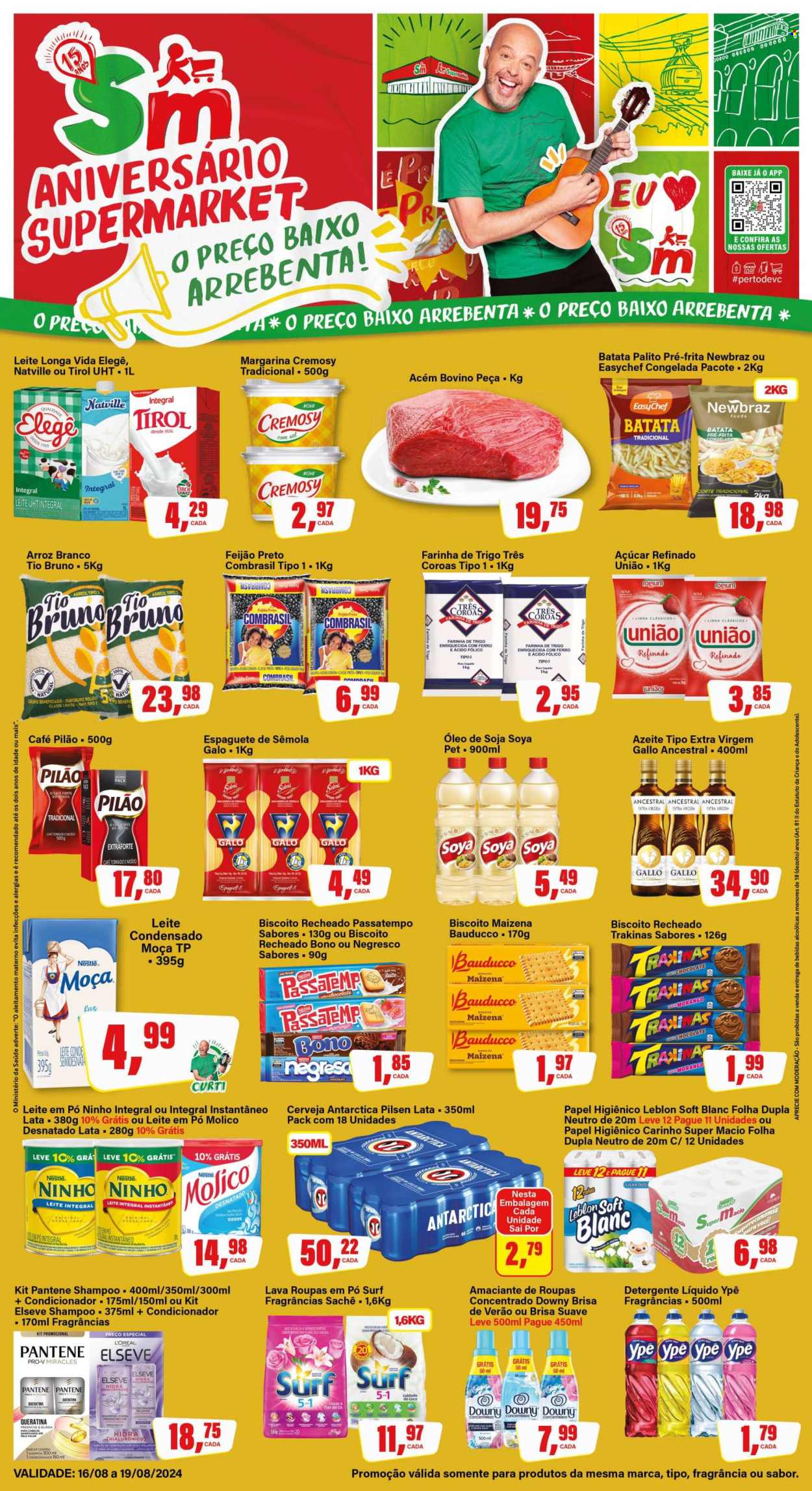 Folheto Rede Supermarket - 16/08/2024 - 19/08/2024. Página 1