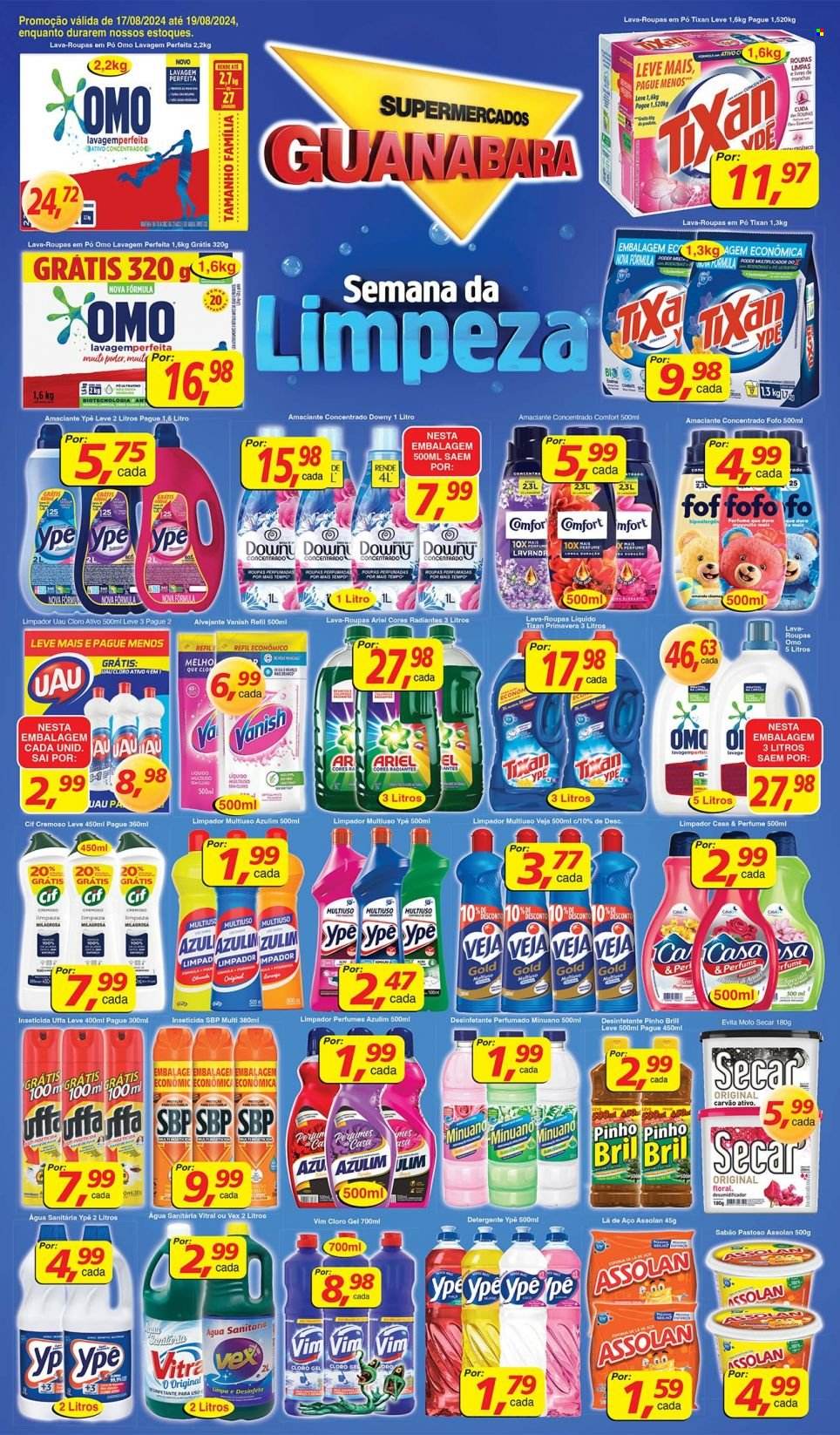 Folheto Supermercados Guanabara - 17/08/2024 - 19/08/2024. Página 12