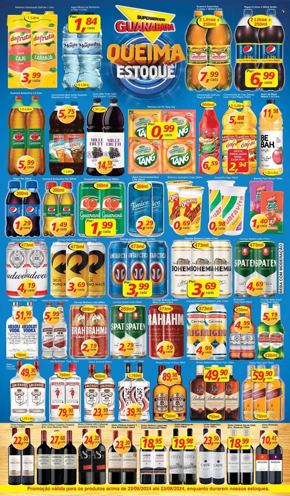 Folheto Supermercados Guanabara - 22/08/2024 - 23/08/2024. Página 8
