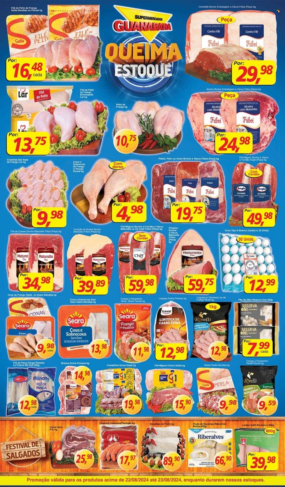 Folheto Supermercados Guanabara - 22/08/2024 - 23/08/2024. Página 9