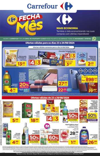 Folheto Carrefour Hiper - 23/08/2024 - 05/09/2024.