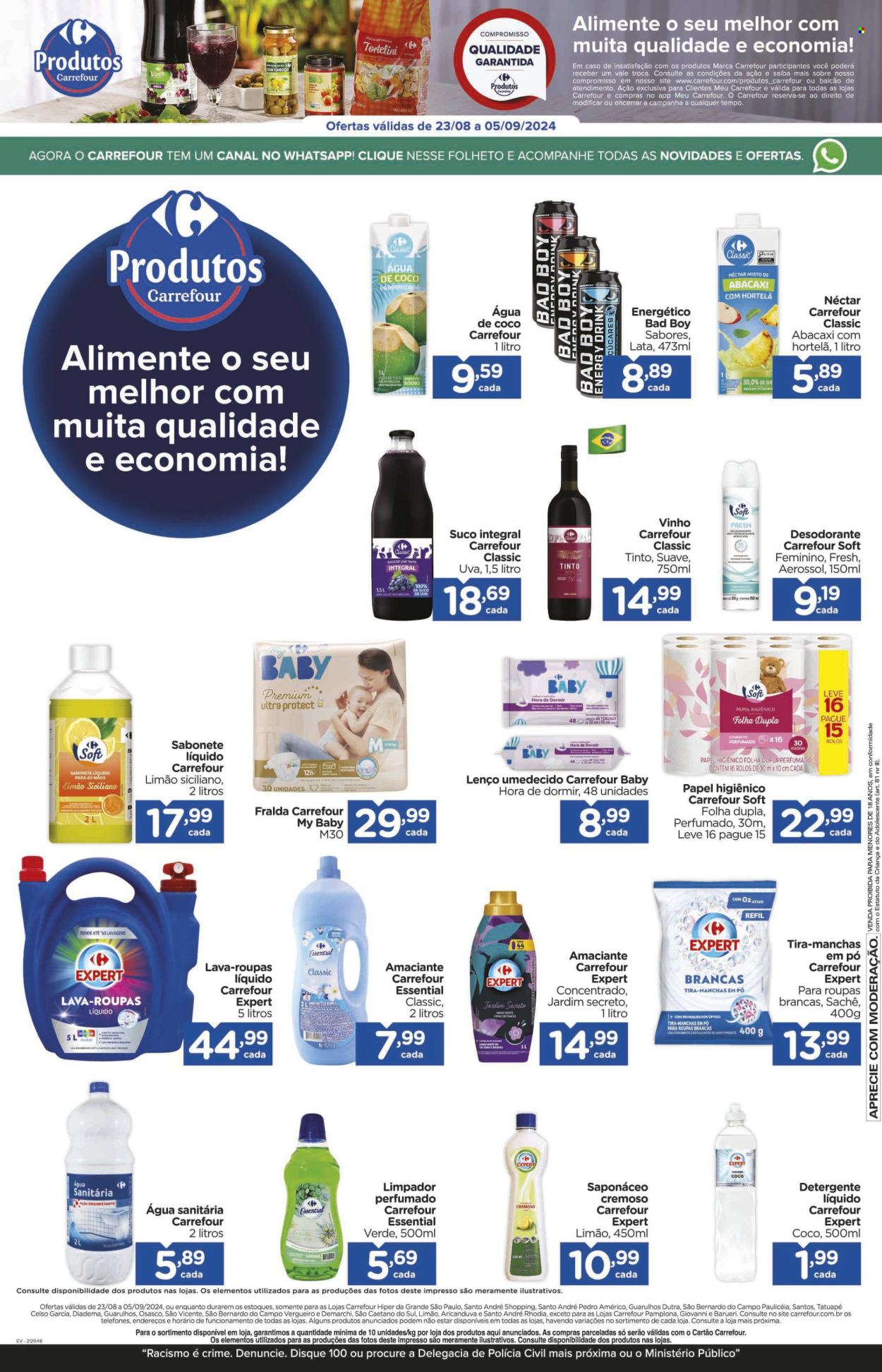 Folheto Carrefour Hiper - 23/08/2024 - 05/09/2024. Página 12