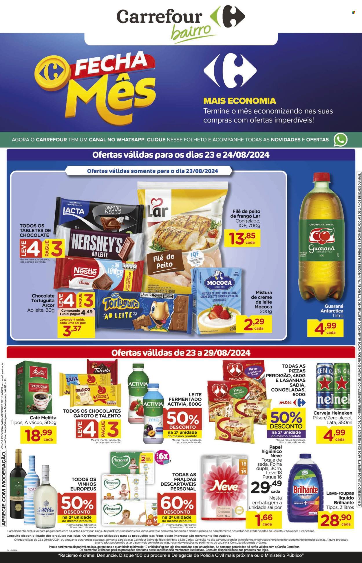Folheto Carrefour Bairro - 23/08/2024 - 05/09/2024. Página 1