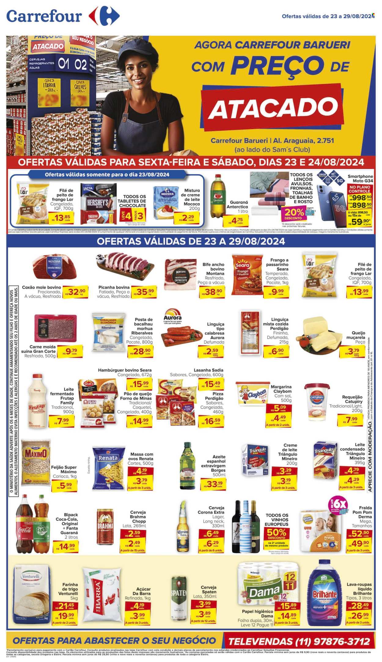 Folheto Carrefour Hiper - 23/08/2024 - 29/08/2024. Página 1