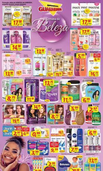 Folheto Supermercados Guanabara - 24/08/2024 - 26/08/2024.