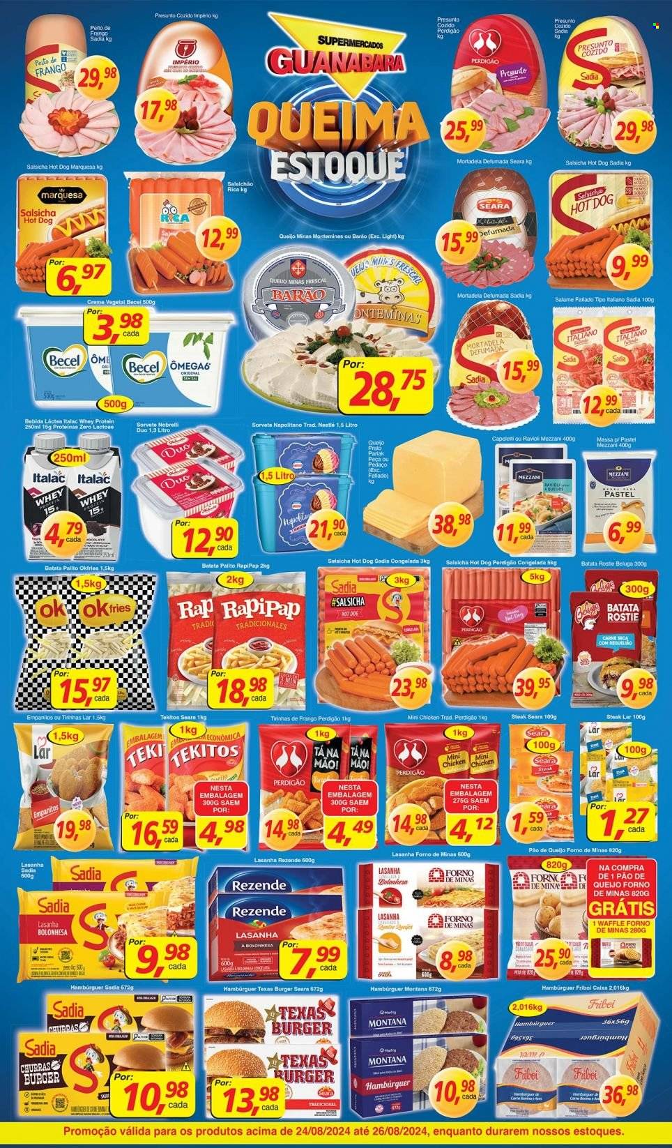 Folheto Supermercados Guanabara - 24/08/2024 - 26/08/2024. Página 8