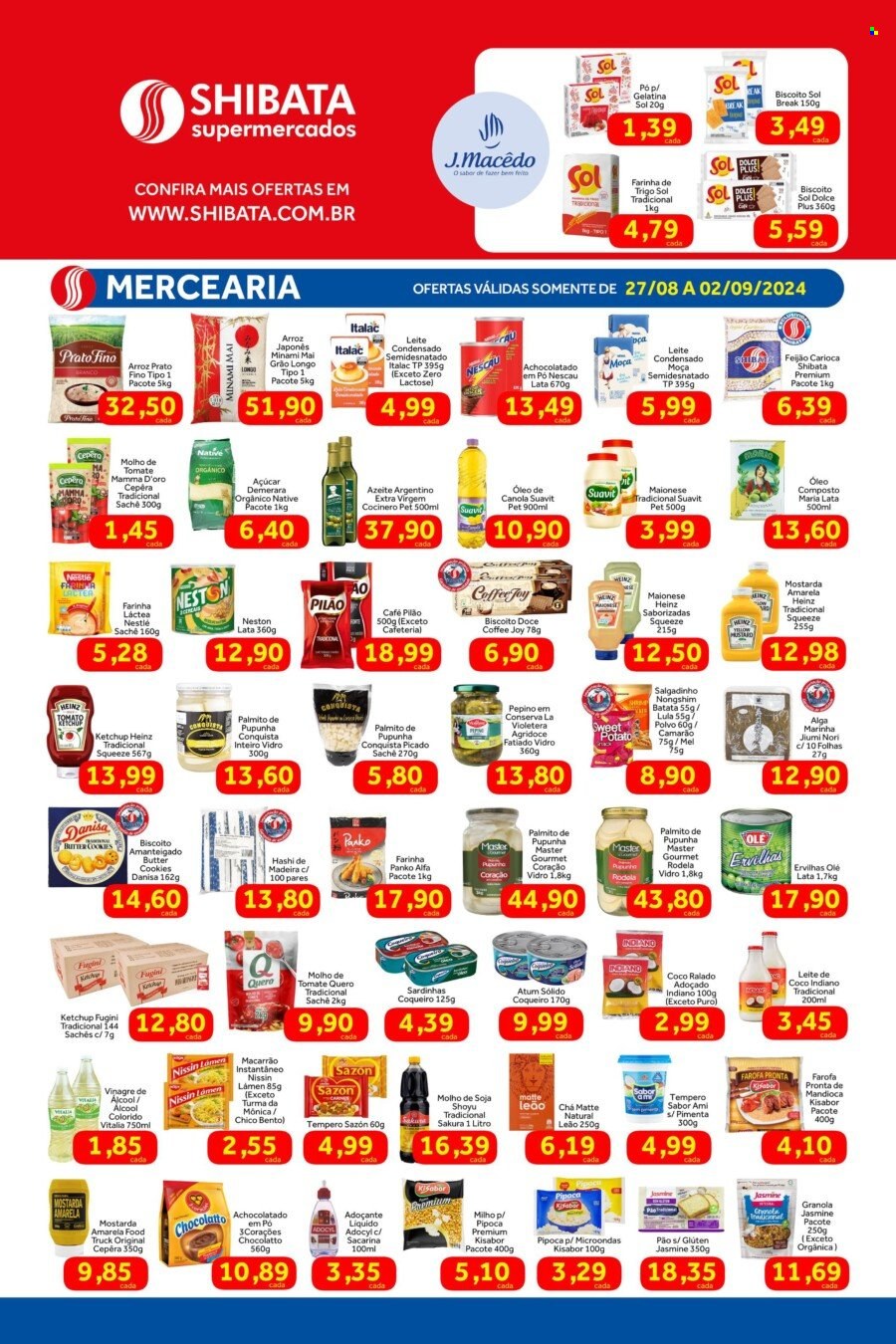 Folheto Shibata Supermercados - 27/08/2024 - 02/09/2024. Página 2