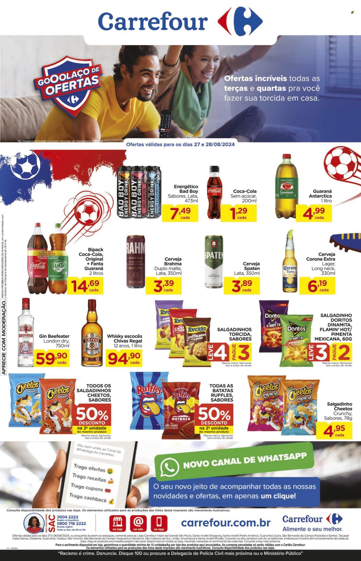 Folheto Carrefour Hiper - 27/08/2024 - 28/08/2024. Página 1
