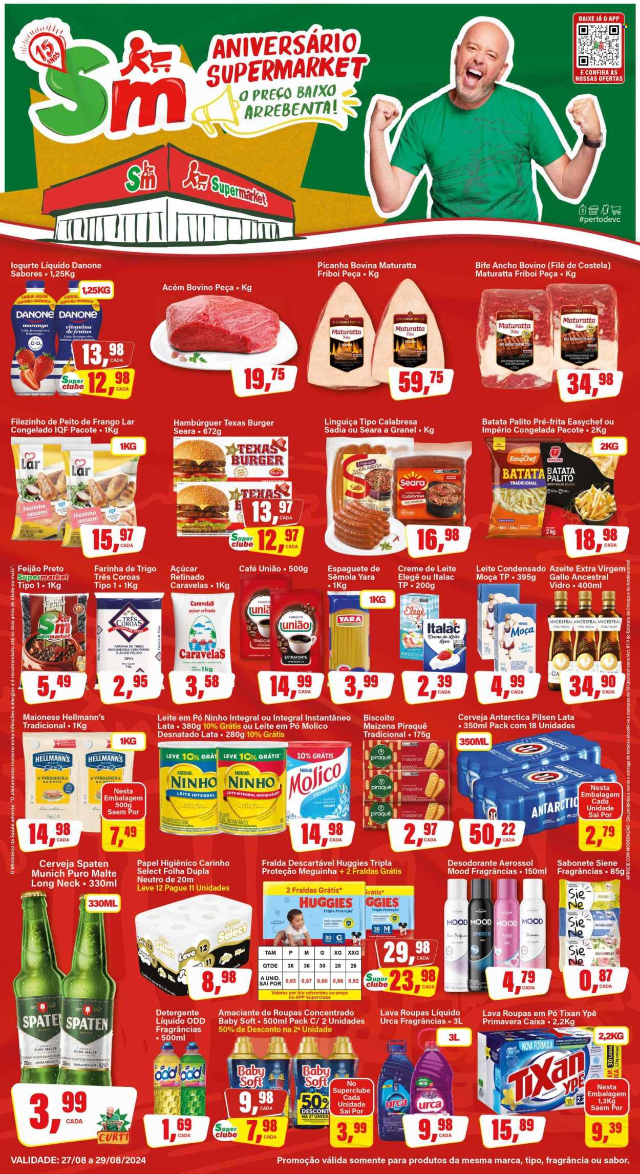 Folheto Rede Supermarket - 27/08/2024 - 29/08/2024. Página 1