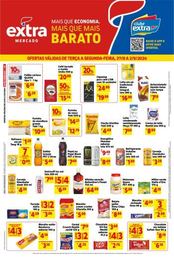 Folheto Mercado Extra - 27/08/2024 - 02/09/2024.