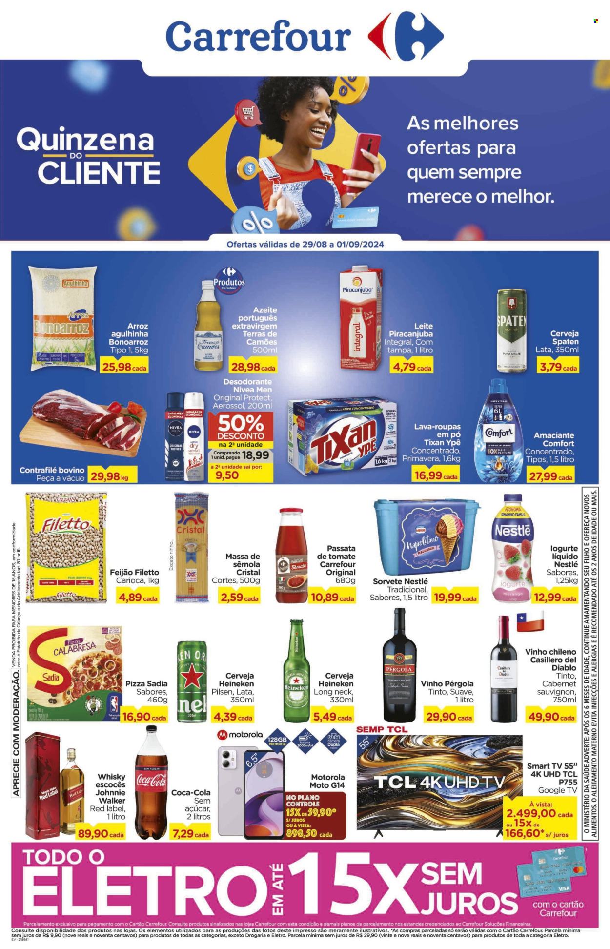 Folheto Carrefour Hiper - 29/08/2024 - 01/09/2024. Página 1
