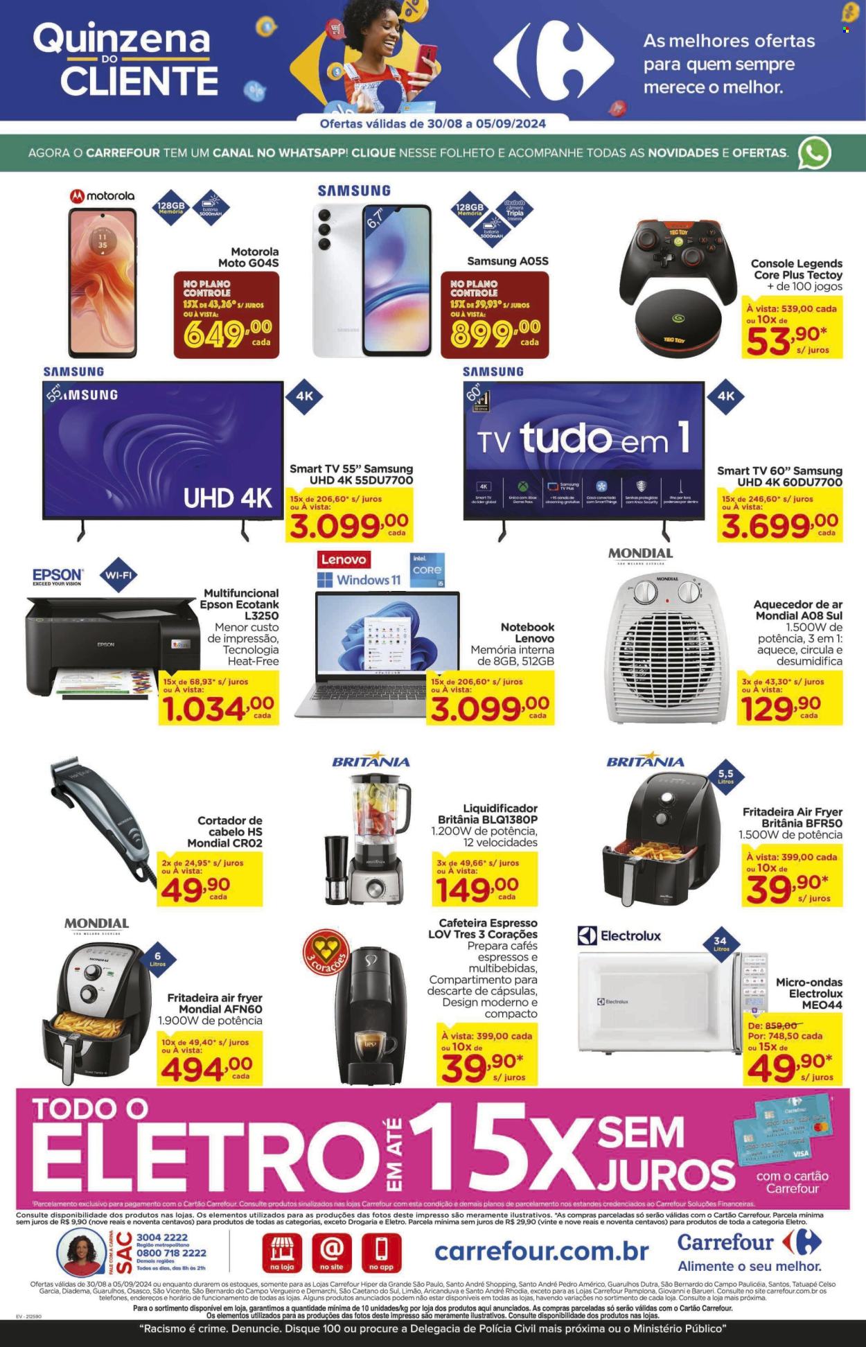 Folheto Carrefour Hiper - 30/08/2024 - 05/09/2024. Página 8