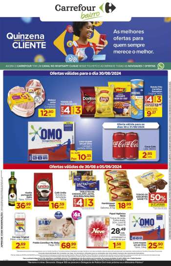 Folheto Carrefour Bairro - 30/08/2024 - 05/09/2024.