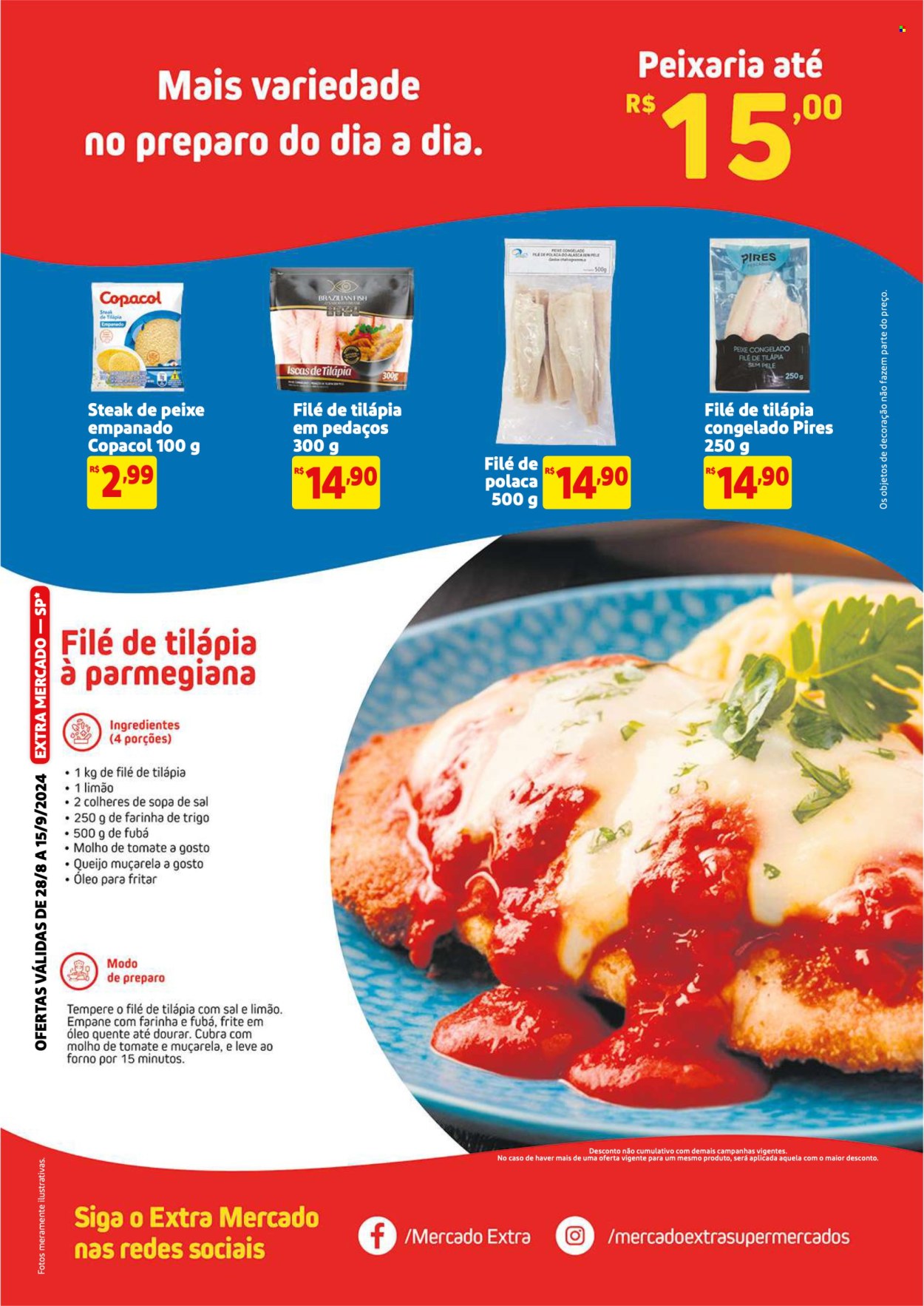 Folheto Mercado Extra - 28/08/2024 - 15/09/2024. Página 2