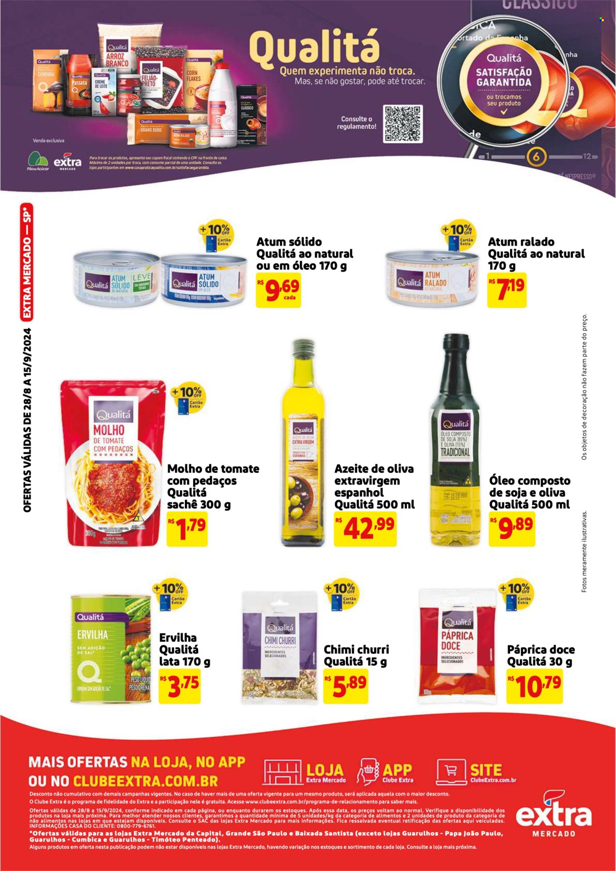 Folheto Mercado Extra - 28/08/2024 - 15/09/2024. Página 5