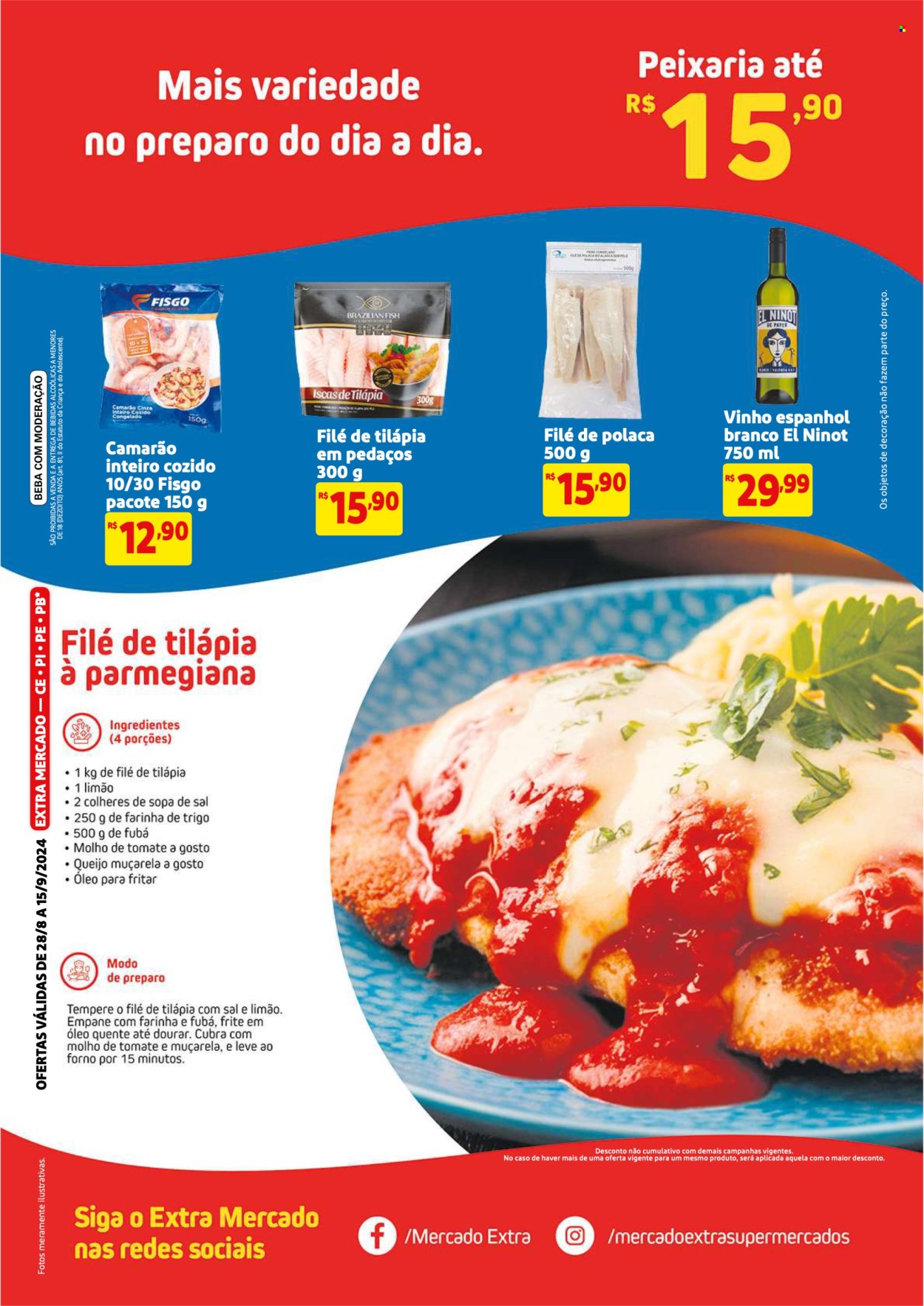 Folheto Mercado Extra - 28/08/2024 - 15/09/2024. Página 2