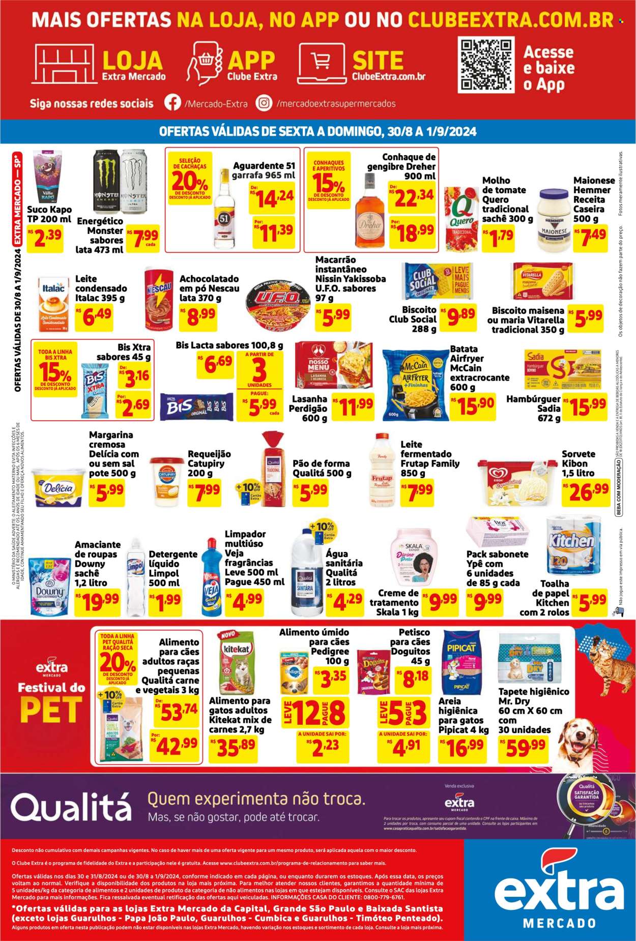 Folheto Mercado Extra - 30/08/2024 - 01/09/2024. Página 2