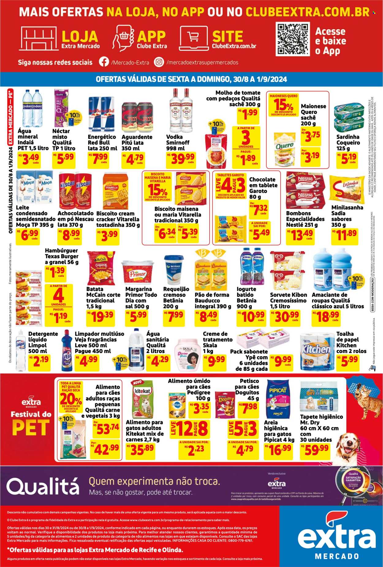 Folheto Mercado Extra - 30/08/2024 - 01/09/2024. Página 2