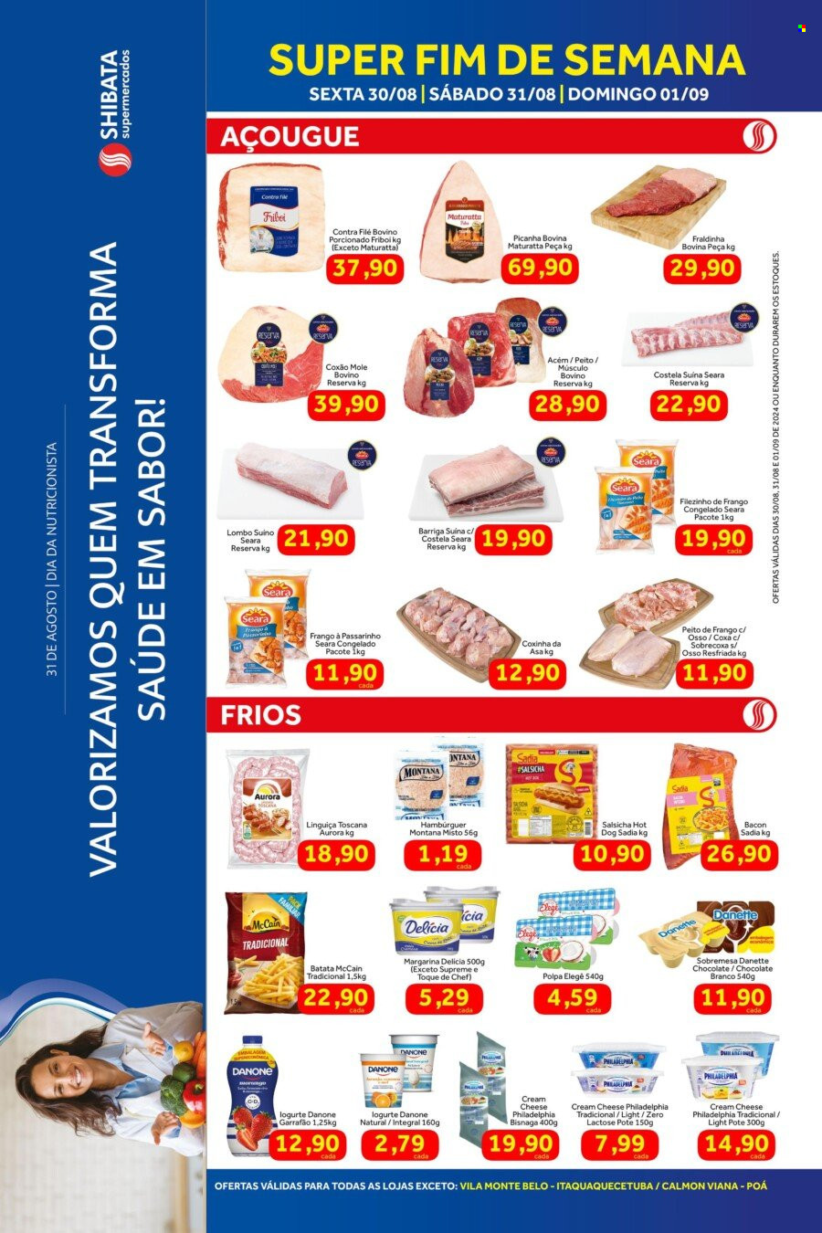 Folheto Shibata Supermercados - 30/08/2024 - 01/09/2024. Página 1