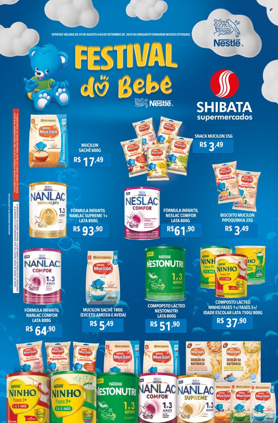 Folheto Shibata Supermercados - 29/08/2024 - 04/09/2024. Página 1