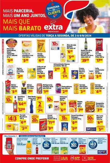 Folheto Mercado Extra - 03/09/2024 - 09/09/2024.