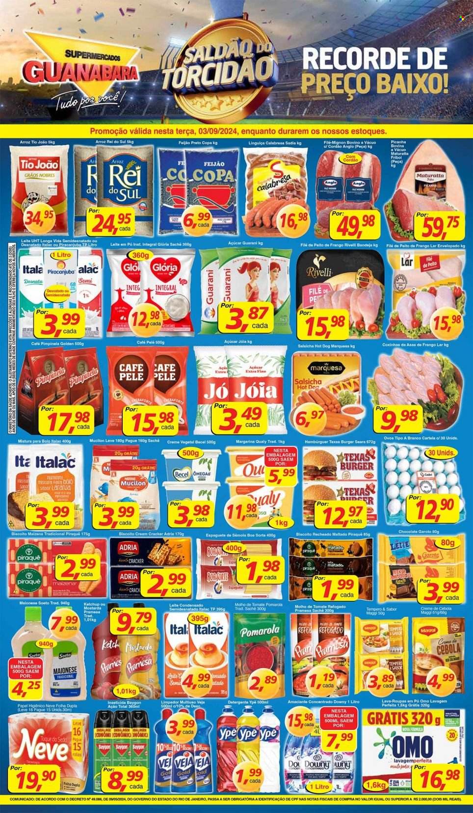 Folheto Supermercados Guanabara - 03/09/2024 - 03/09/2024. Página 2