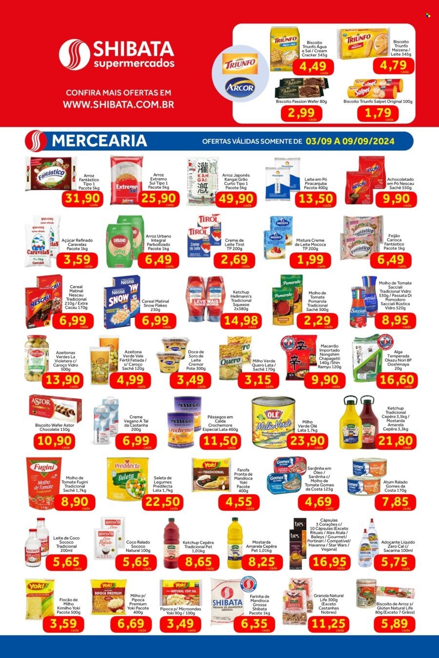 Folheto Shibata Supermercados - 03/09/2024 - 09/09/2024. Página 2