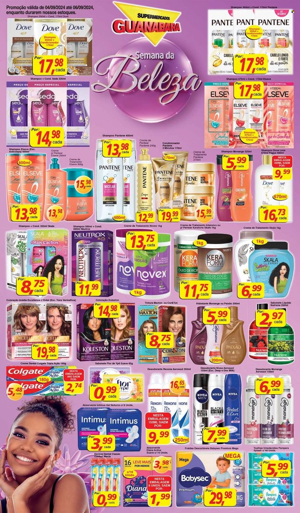 Folheto Supermercados Guanabara - 04/09/2024 - 06/09/2024. Página 1