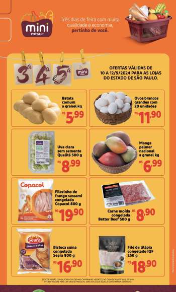 Folheto Mini Extra - 10/09/2024 - 12/09/2024.
