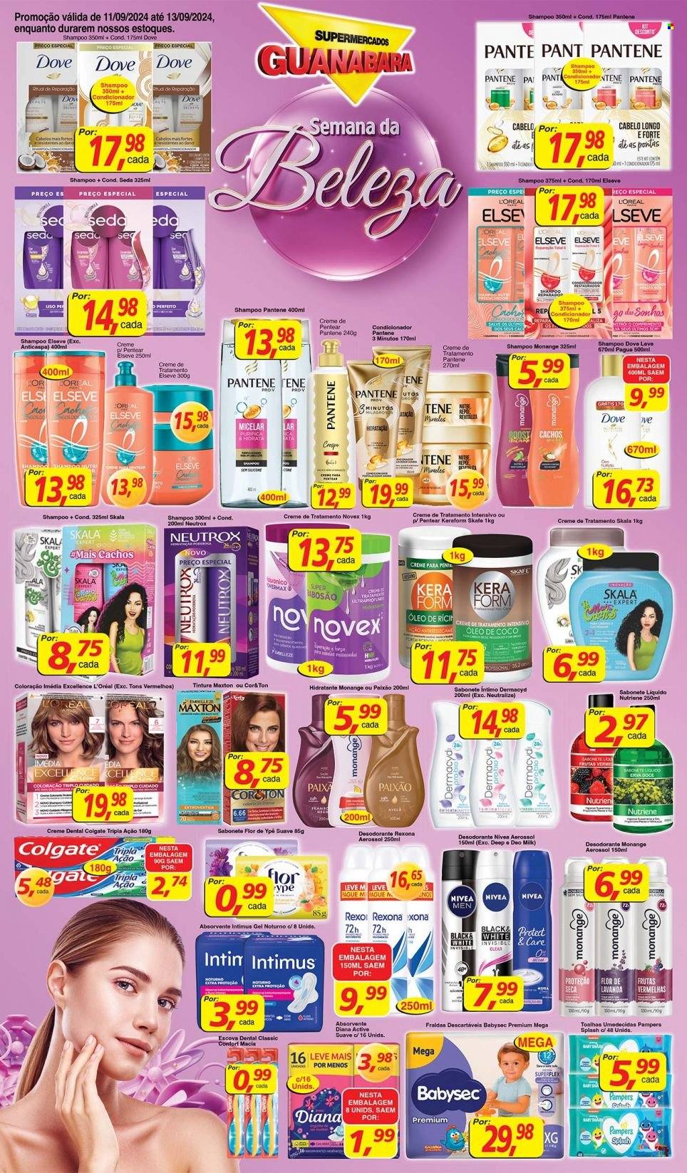 Folheto Supermercados Guanabara - 11/09/2024 - 13/09/2024. Página 1