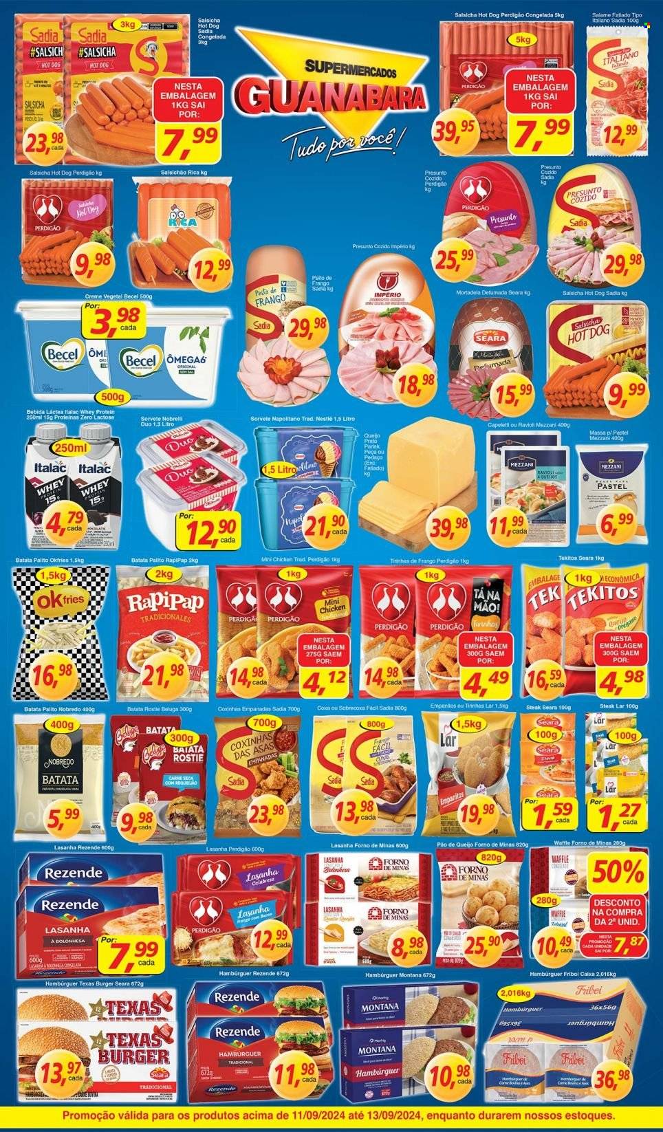 Folheto Supermercados Guanabara - 11/09/2024 - 13/09/2024. Página 8