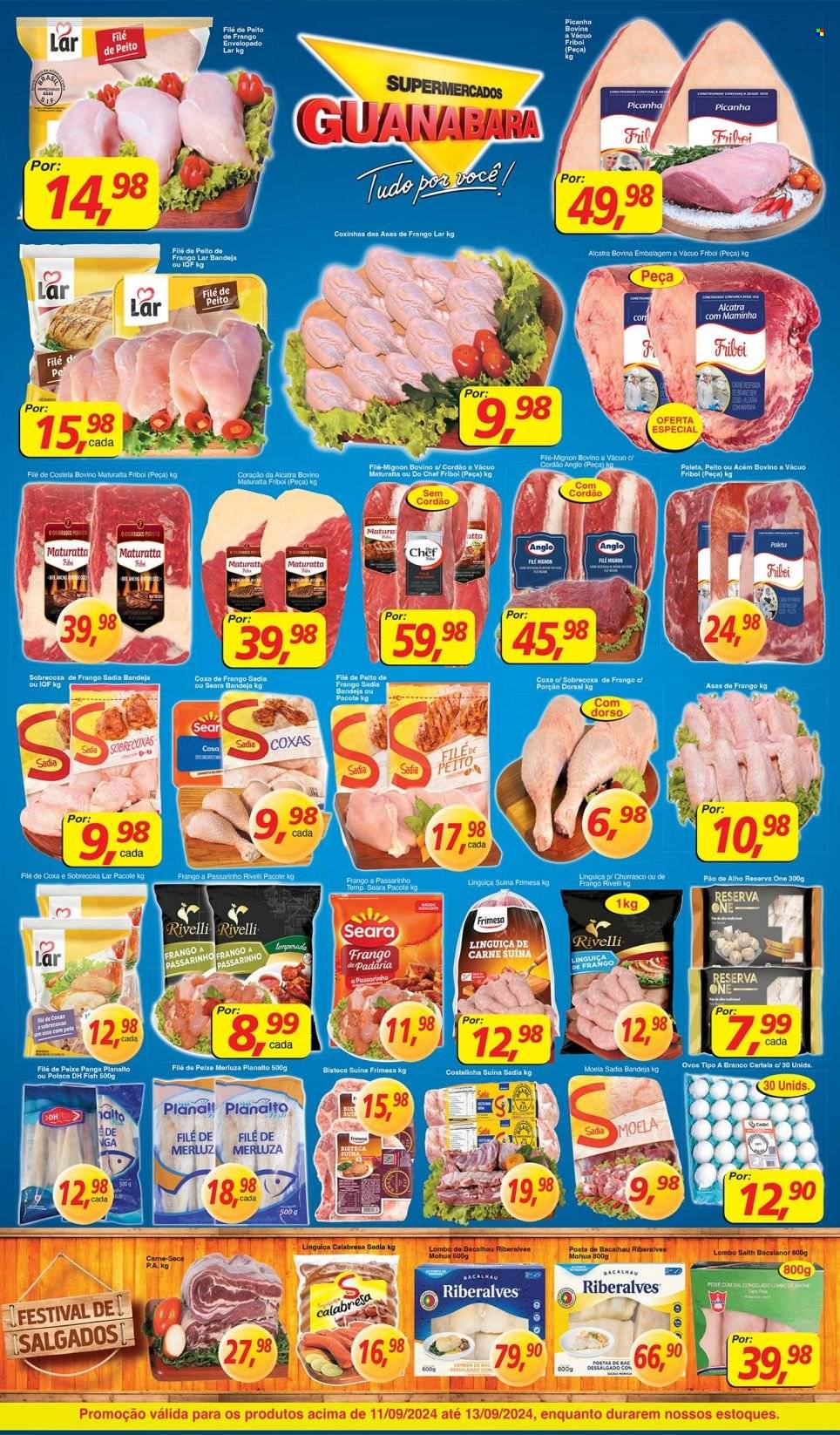 Folheto Supermercados Guanabara - 11/09/2024 - 13/09/2024. Página 9