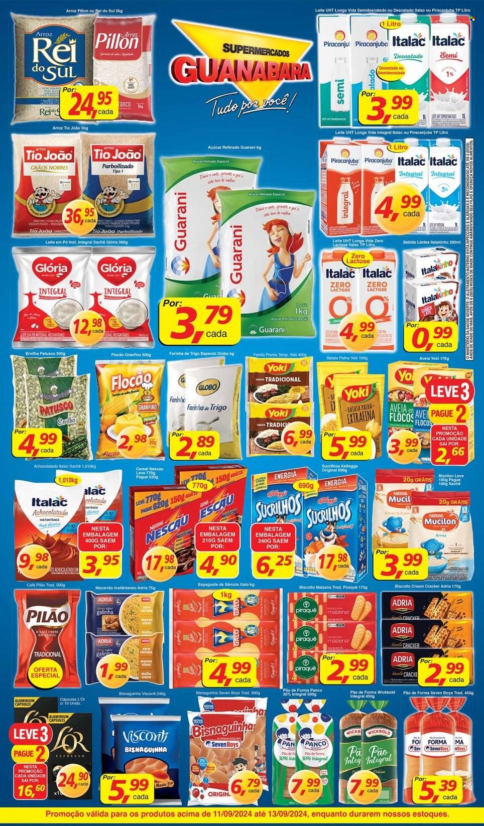 Folheto Supermercados Guanabara - 11/09/2024 - 13/09/2024. Página 11