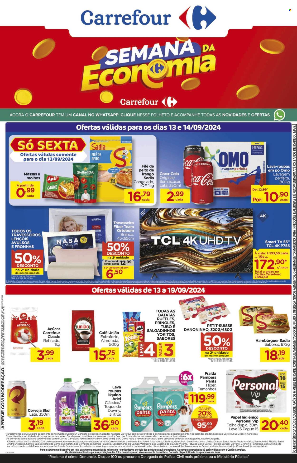 Folheto Carrefour Hiper - 13/09/2024 - 19/09/2024. Página 1