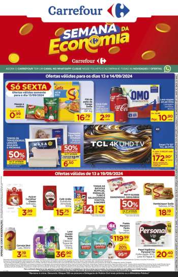 Folheto Carrefour Hiper - 13/09/2024 - 19/09/2024.