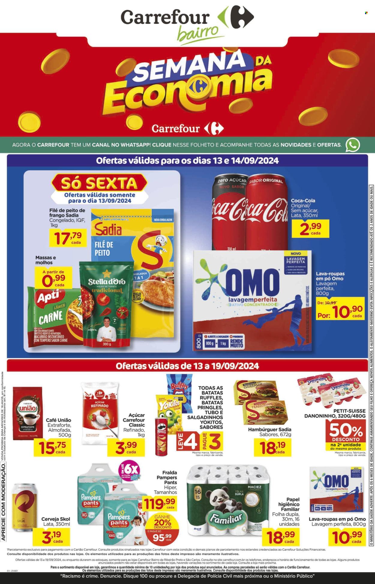 Folheto Carrefour Bairro - 13/09/2024 - 19/09/2024. Página 1