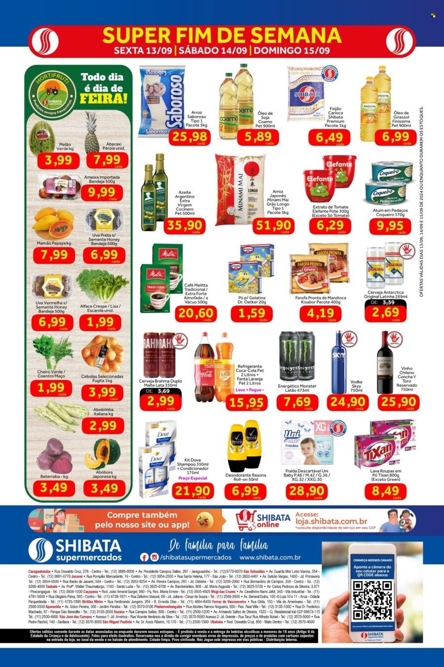 Folheto Shibata Supermercados - 13/09/2024 - 15/09/2024. Página 2