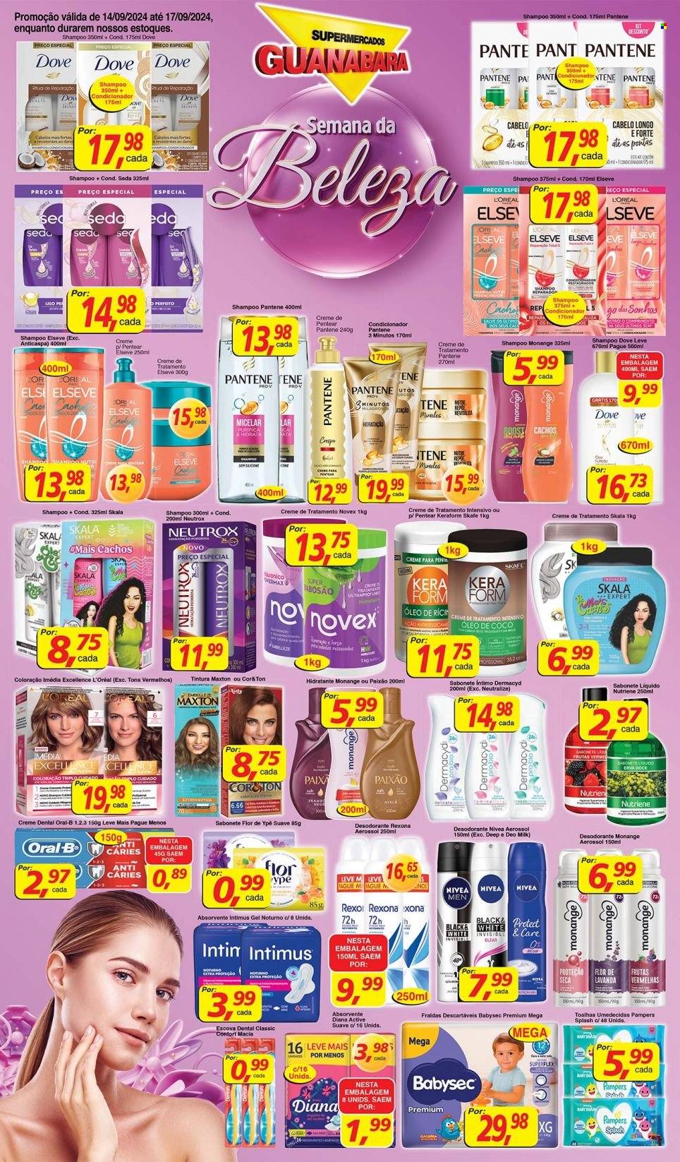 Folheto Supermercados Guanabara - 14/09/2024 - 17/09/2024. Página 1