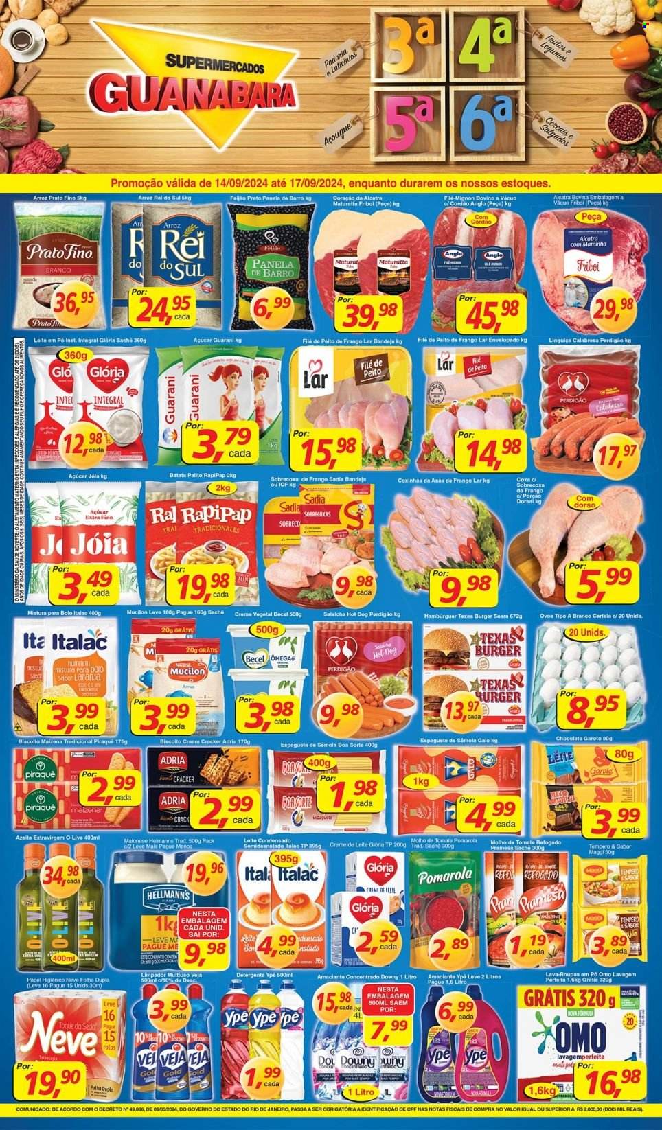 Folheto Supermercados Guanabara - 14/09/2024 - 17/09/2024. Página 12