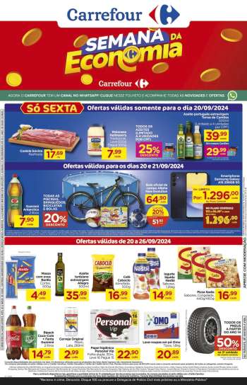 Folheto Carrefour Hiper - 20/09/2024 - 26/09/2024.