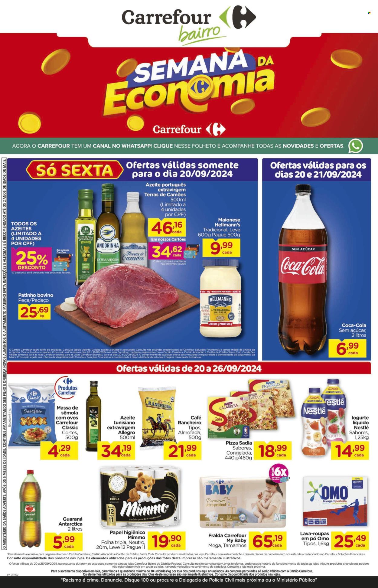 Folheto Carrefour Bairro - 20/09/2024 - 26/09/2024. Página 1