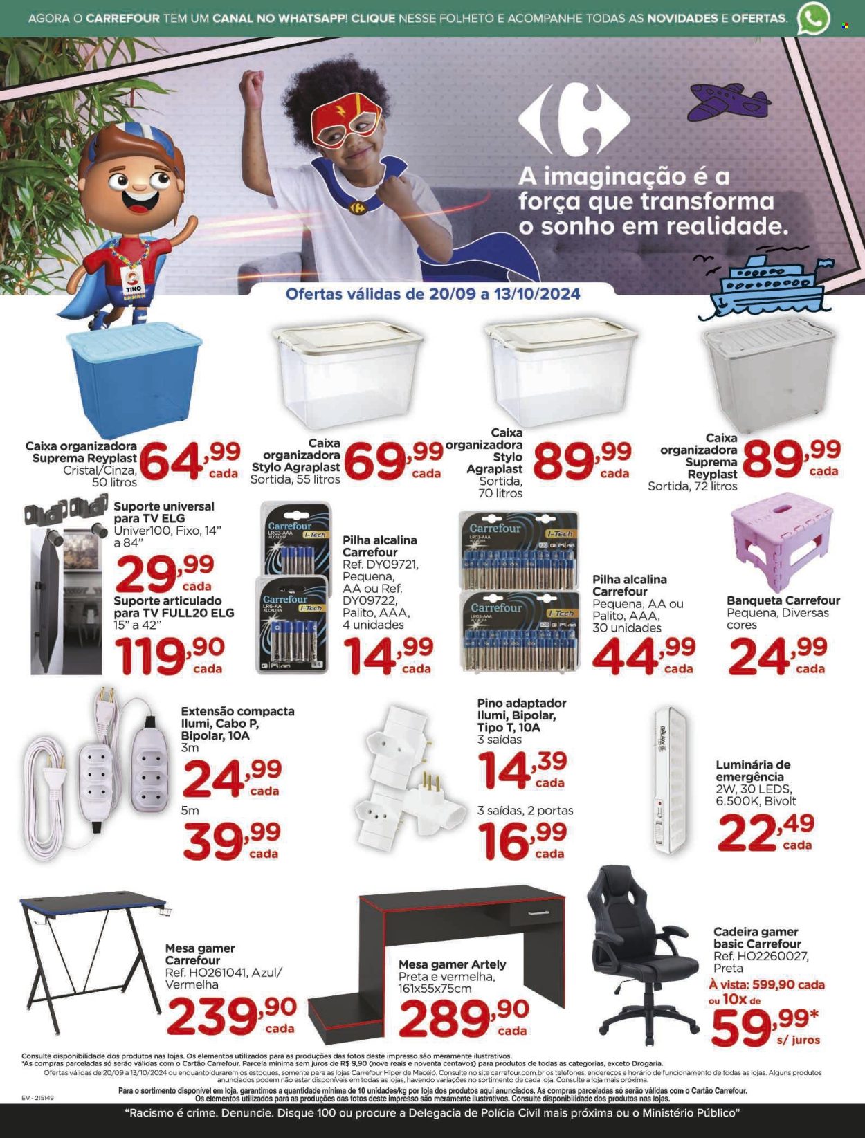 Folheto Carrefour Hiper - 20/09/2024 - 13/10/2024. Página 23