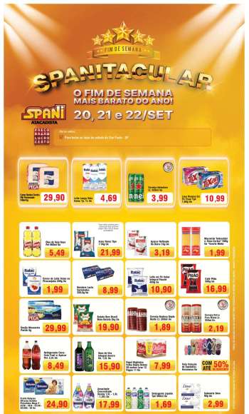 Folheto Spani Atacadista - 20/09/2024 - 22/09/2024.