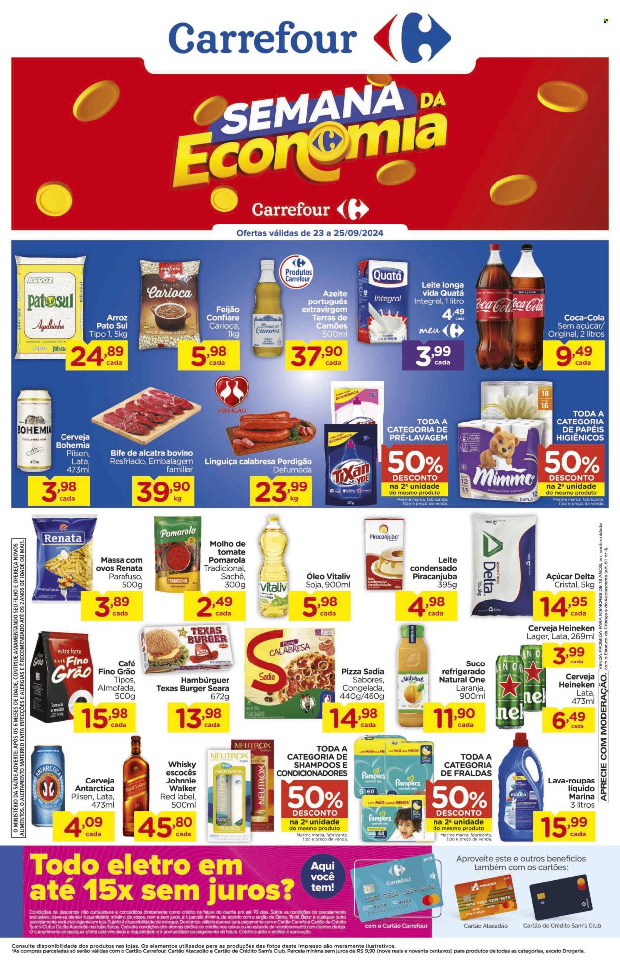 Folheto Carrefour Hiper - 23/09/2024 - 25/09/2024. Página 1