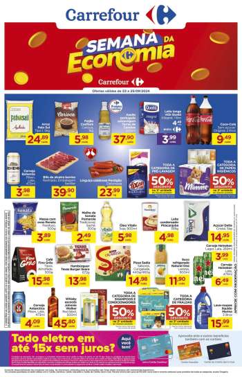Folheto Carrefour Hiper - 23/09/2024 - 25/09/2024.