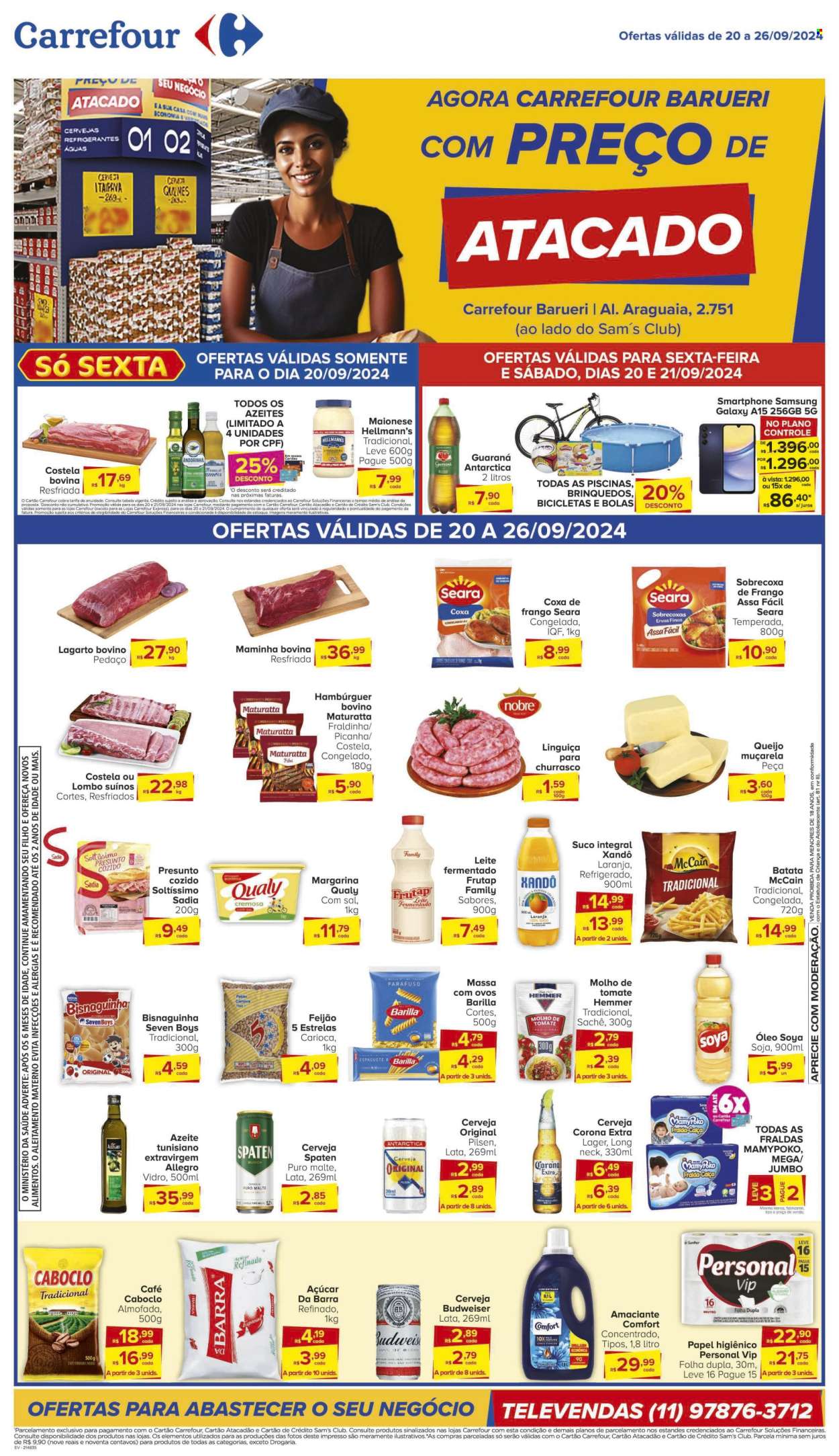 Folheto Carrefour Hiper - 20/09/2024 - 26/09/2024. Página 1