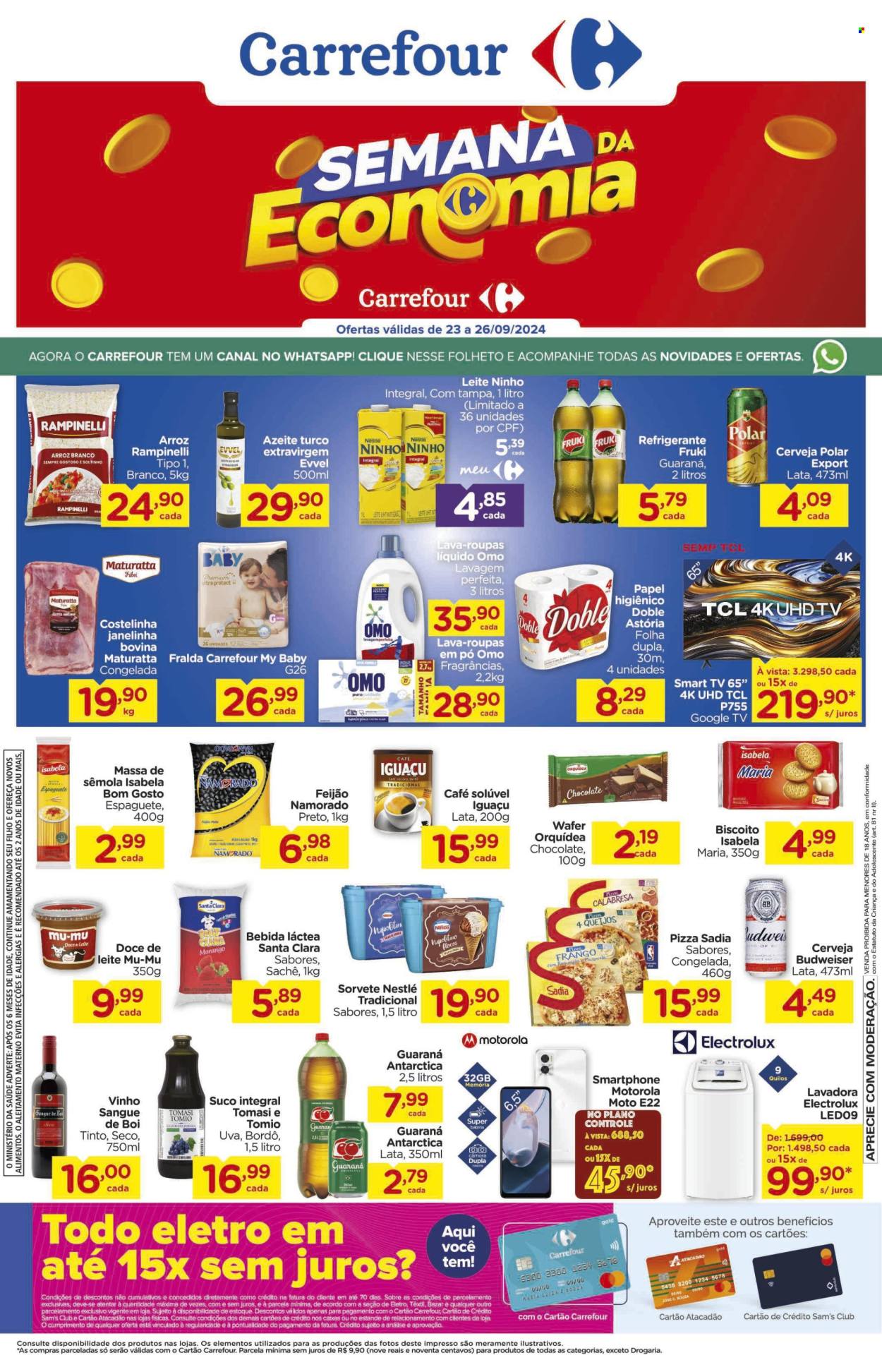 Folheto Carrefour Hiper - 23/09/2024 - 26/09/2024. Página 1