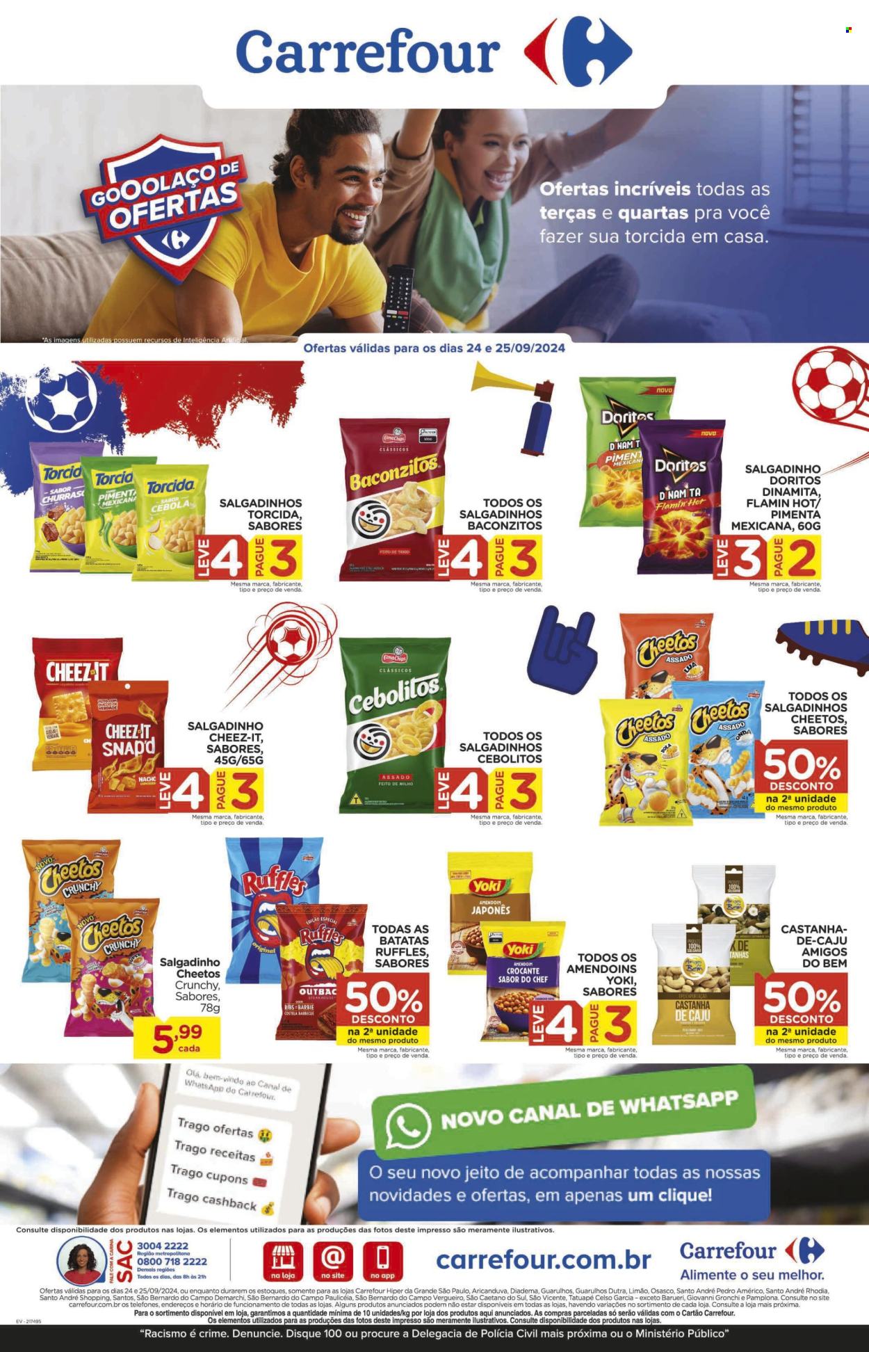 Folheto Carrefour Hiper - 24/09/2024 - 25/09/2024. Página 1