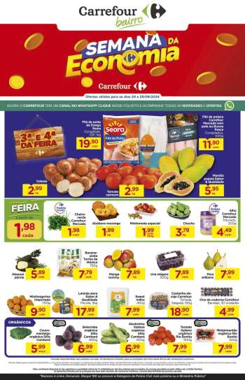 Folheto Carrefour Bairro - 24/09/2024 - 25/09/2024.