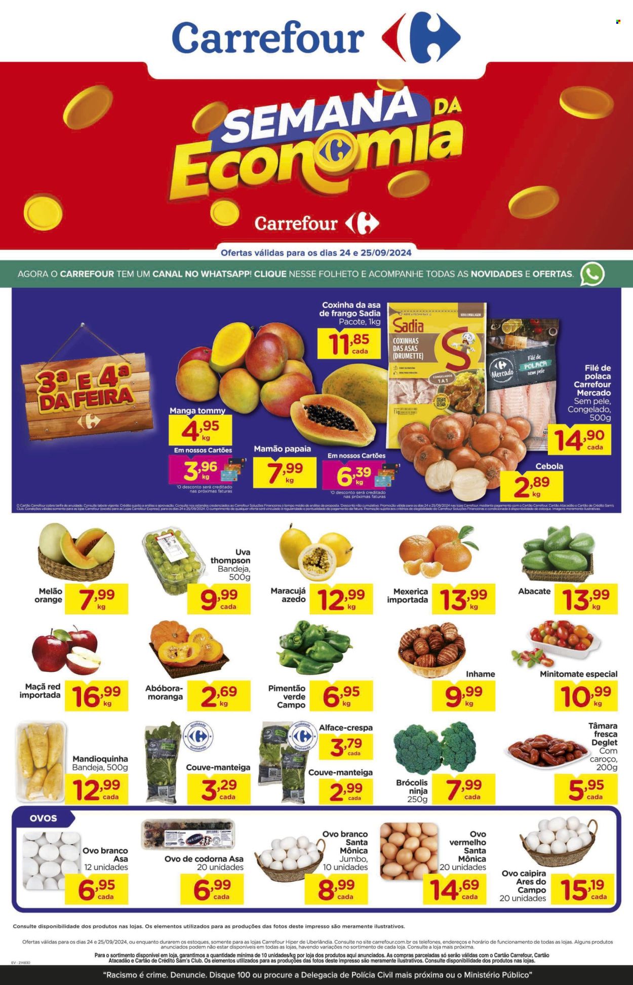 Folheto Carrefour Hiper - 24/09/2024 - 25/09/2024. Página 1